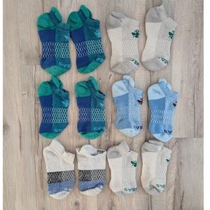 Bombas Multi-Color Ankle 6-Pack Socks, Small (Z3)